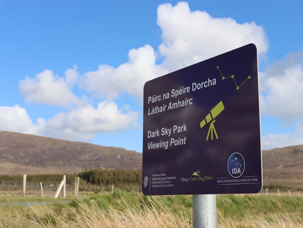 Mayo Dark Sky Park Sign