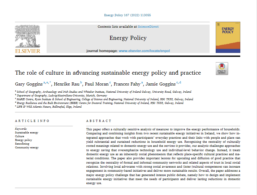 Energy policy Paper Preview