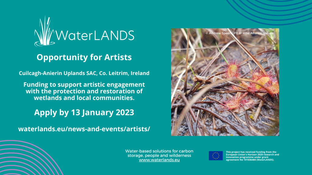 WaterLANDS Artists Opportunity Poster