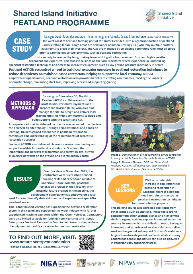 Shared Island Initiative - Targeted Contractor Training in Uist, Scotland Leaflet